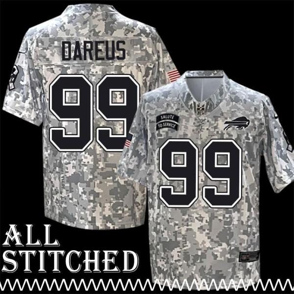 Hal Garner Jersey Buffalo Bills #99 2024 Salute to Service Camo