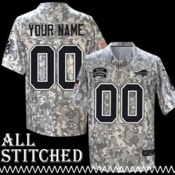 Customized Buffalo Bills Custom Stitched Jersey 2024 Salute to Service Camo