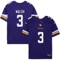 Minnesota Vikings #3 Blair Walsh Purple Home Jersey