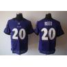 [NEW,Elite] Ed Reed Football Jersey -Baltimore #20 NEW Football Jersey(Purple)