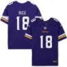 Minnesota Vikings #18 Sidney Rice Purple Home Jersey