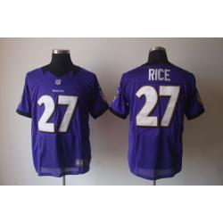 [NEW,Elite] Ray Rice Football Jersey -Baltimore #27 NEW Football Jersey(Purple)