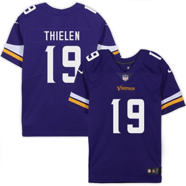 Minnesota Vikings #19 Adam Thielen Purple Home Jersey