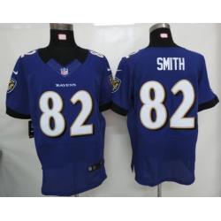 [NEW,Elite] Torrey Smith Football Jersey -Baltimore #82 NEW Football Jersey(Purple)