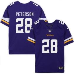 Minnesota Vikings #28 Adrian Peterson Purple Home Jersey