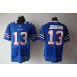 [NEW,Elite] Steve Johnson Football Jersey -Buffalo #13 NEW Football Jersey(Blue)