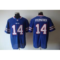 [NEW,Elite] Ryan Fitzpatrick Football Jersey -Buffalo #14 NEW Football Jersey(Blue)