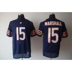 [NEW,Elite] Brandon Marshall Football Jersey -Chicago #15 NEW Football Jersey(Blue)