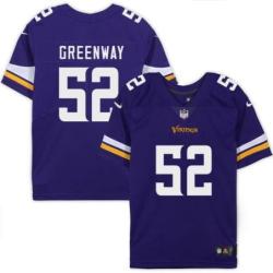 Minnesota Vikings #52 Chad Greenway Purple Home Jersey