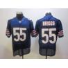 [NEW,Elite] Lance Briggs Football Jersey -Chicago #55 NEW Football Jersey(Blue)