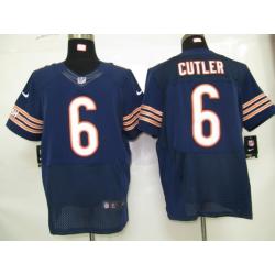 [NEW,Elite] Jay Cutler Football Jersey -Chicago #6 NEW Football Jersey(Blue)