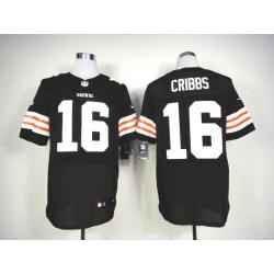 [NEW,Elite] Josh Cribbs Football Jersey -Cleveland #16 NEW Football Jersey(Brown)