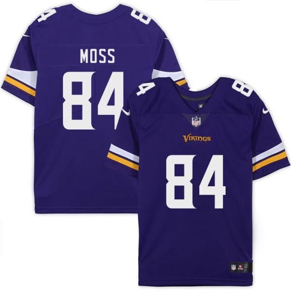 Minnesota Vikings #84 Randy Moss Purple Home Jersey