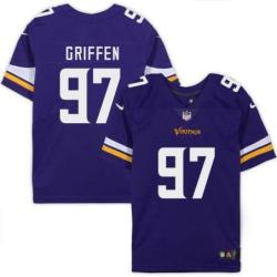 Minnesota Vikings #97 Everson Griffen Purple Home Jersey