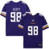 Minnesota Vikings #98 Darrion Scott Purple Home Jersey