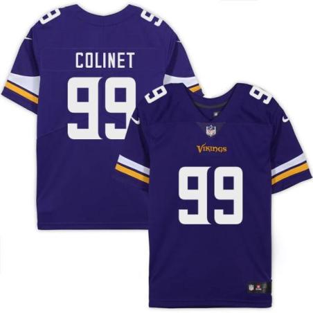 Minnesota Vikings #99 Stalin Colinet Purple Home Jersey