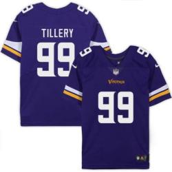 Minnesota Vikings #99 Jerry Tillery Purple Home Jersey