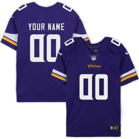 Customized Minnesota Vikings Custom Stitched Jersey