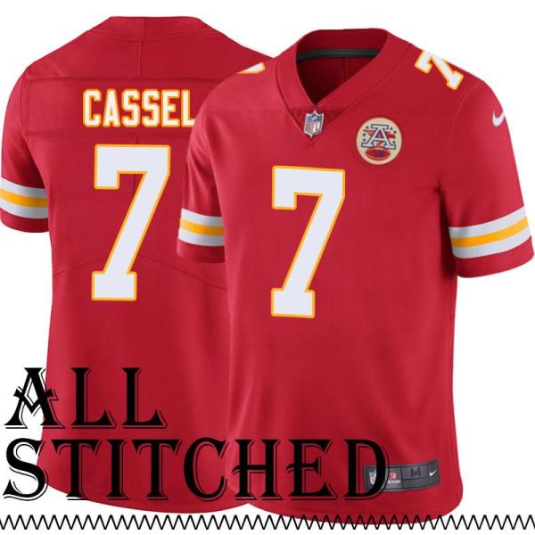 Red Home Matt Cassel Kansas City Chiefs Jersey #7