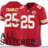 Red Home Jamaal Charles Kansas City Chiefs Jersey #25