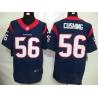 [NEW,Elite] Brian Cushing Football Jersey -Houston #56 NEW Football Jersey(Blue)