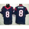 [NEW,Elite] Matt Schaub Football Jersey -Houston #8 NEW Football Jersey(Blue)