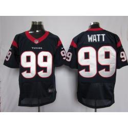 [NEW,Elite] J.J. Watt Football Jersey -Houston #99 NEW Football Jersey(Blue)