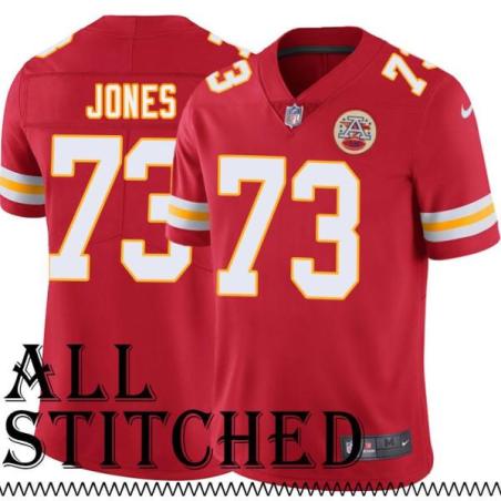 Red Home Adrian Jones Kansas City Chiefs Jersey #73