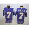 [NEW,Elite] Christian Ponder Football Jersey -Minnesota #7 NEW Football Jersey(Purple)