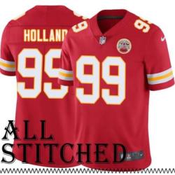 Red Home Darius Holland Kansas City Chiefs Jersey #99