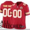 Red Home Customized Kansas City Chiefs Custom Stitched Jersey ANY NAME / NUMBER / PATCH