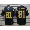 [NEW,Elite] Dustin Keller Football Jersey -NY-J #81 NEW Football Jersey(Blue Alternate)