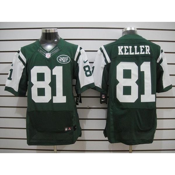 [NEW,Elite] Dustin Keller Football Jersey -NY-J #81 NEW Football Jersey(Green)