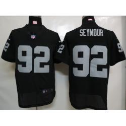 [NEW,Elite] Richard Seymour Football Jersey -Oakland #92 NEW Football Jersey(Black)