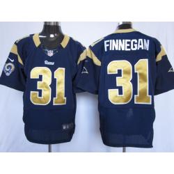 [NEW,Elite] Cortland Finnegan Football Jersey -St. Louis  #31 NEW Football Jersey(Blue)