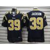 [NEW,Elite] Steven Jackson Football Jersey -St. Louis  #39 NEW Football Jersey(Blue)