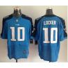 [NEW,Elite] Jake Locker Football Jersey -Tennessee #10 NEW Football Jersey(Light Blue)