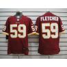 [NEW,Elite] London Fletcher Football Jersey -Washington #59 NEW Football Jersey(Red)