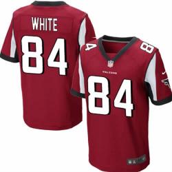 [NEW,Elite] Roddy White Football Jersey -Atlanta #84 NEW Football Jersey(Red)