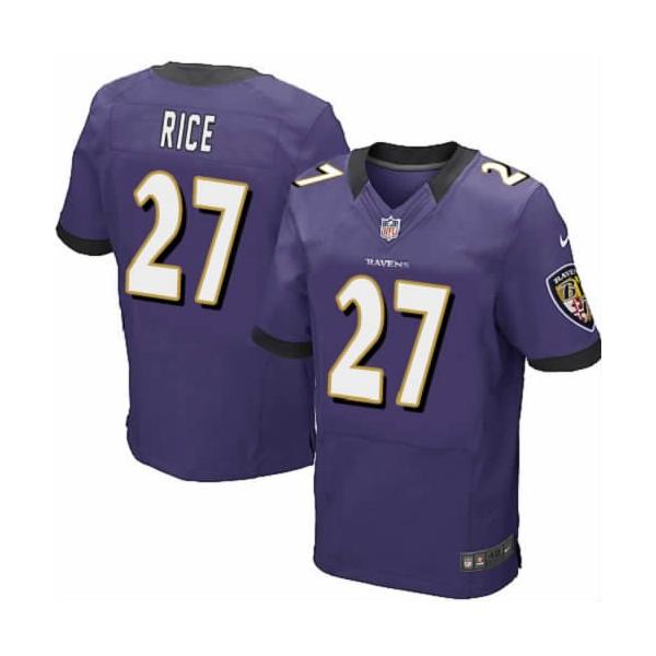 [NEW,Elite] Ray Rice Football Jersey -Baltimore #27 NEW Football Jersey(Purple)