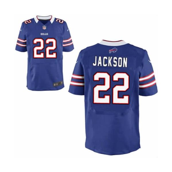 [NEW,Elite] Fred Jackson Football Jersey -Buffalo #22 NEW Football Jersey(Blue)