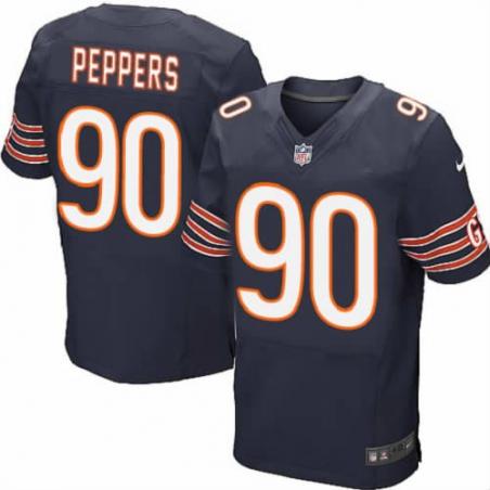 [NEW,Elite] Julius Peppers Football Jersey -Chicago #90 NEW Football Jersey(Blue)