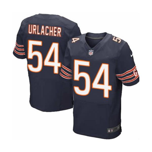 [NEW,Elite] Brian Urlacher Football Jersey -Chicago #54 NEW Football Jersey(Blue)