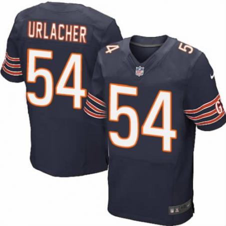 [NEW,Elite] Brian Urlacher Football Jersey -Chicago #54 NEW Football Jersey(Blue)