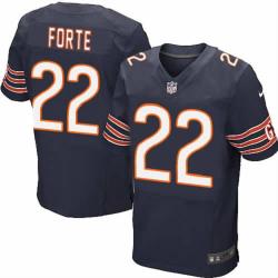 [NEW,Elite] Matt Forte Football Jersey -Chicago #22 NEW Football Jersey(Blue)