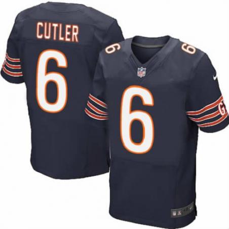 [NEW,Elite] Jay Cutler Football Jersey -Chicago #6 NEW Football Jersey(Blue)