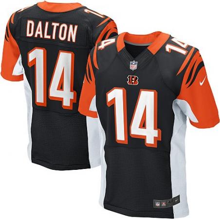 [NEW,Elite] Andy Dalton Football Jersey -Cincinnati #14 NEW Football Jersey(Black)