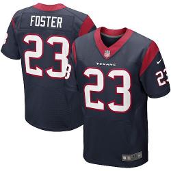 [NEW,Elite] Arian Foster Football Jersey -Houston #23 NEW Football Jersey(Blue)