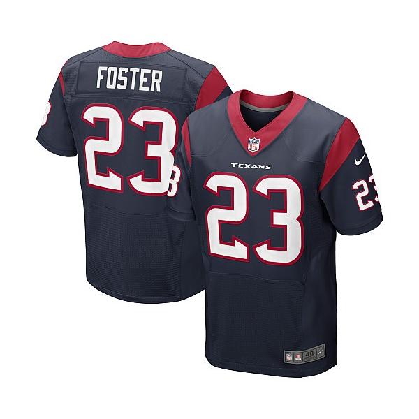 [NEW,Elite] Arian Foster Football Jersey -Houston #23 NEW Football Jersey(Blue)