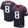 [NEW,Elite] Matt Schaub Football Jersey -Houston #8 NEW Football Jersey(Blue)